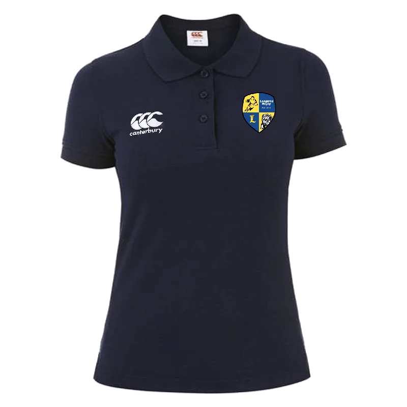 Langtree Rugby Club Canterbury Women's Navy Waimak Rugby Polo