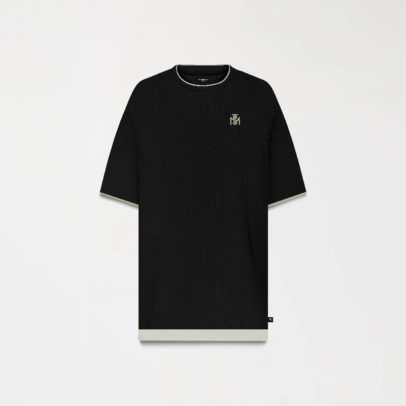 DAFFIELD T-SHIRT OVERSIZED MEN BLACK