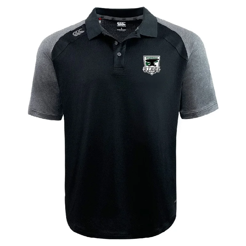 Birmingham Steel Rugby Elite Polo by Canterbury