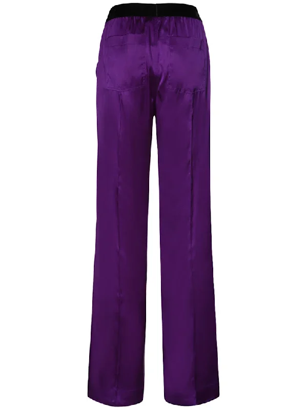 Tom Ford Womens Trousers In Purple