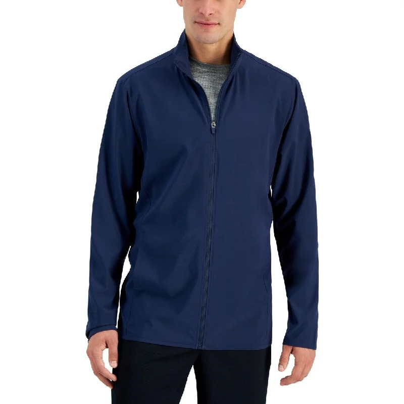 Id Ideology Men's Moisture Wicking Full Zip Jacket Blue Size Xx-Large