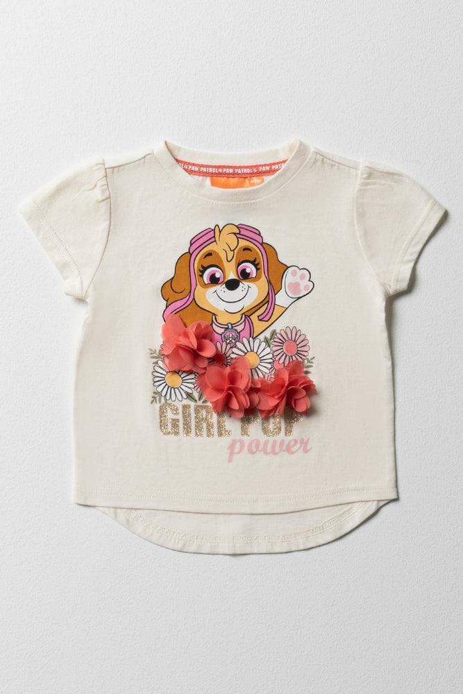 Paw Patrol Short Sleeve T-Shirt White