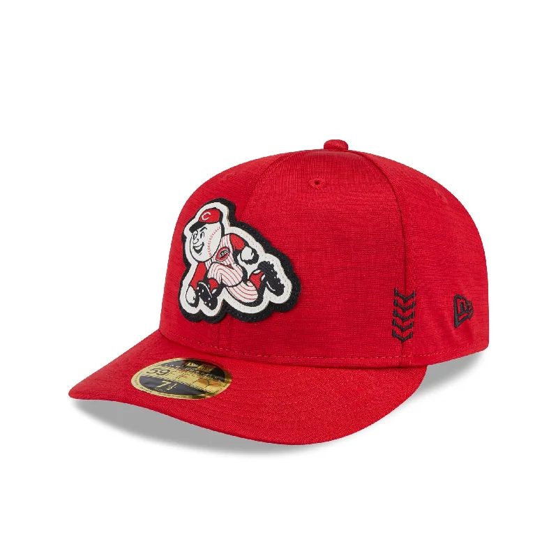 Cincinnati Reds 2024 Clubhouse Low Profile 59FIFTY Fitted Hat