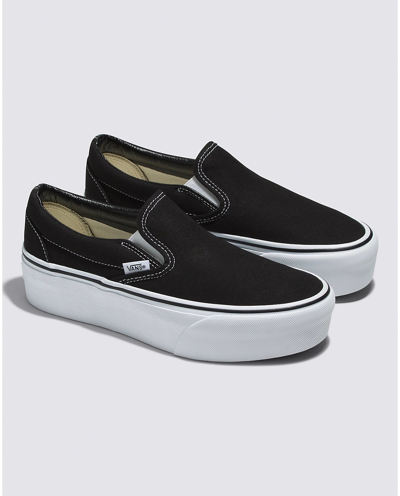 High-quality men casual sneakers-Classic Slip-On Platform