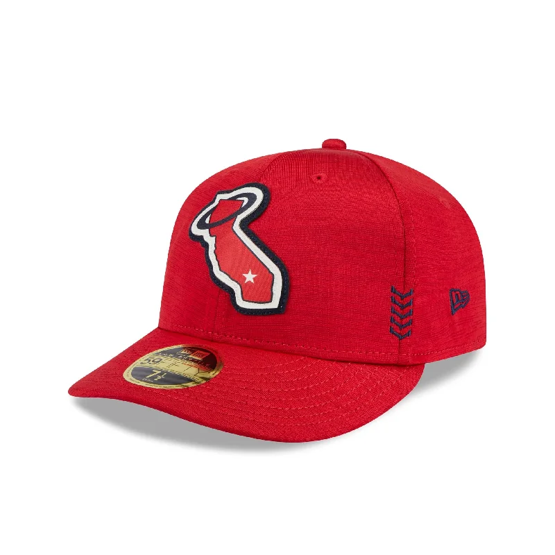 Los Angeles Angels 2024 Clubhouse Low Profile 59FIFTY Fitted Hat