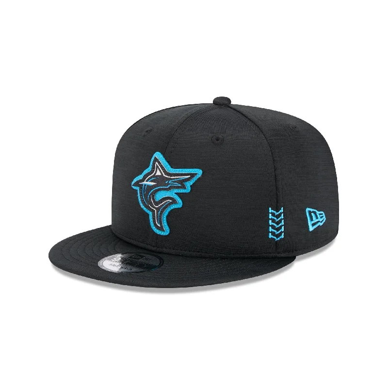 Miami Marlins 2024 Clubhouse 9FIFTY Snapback Hat