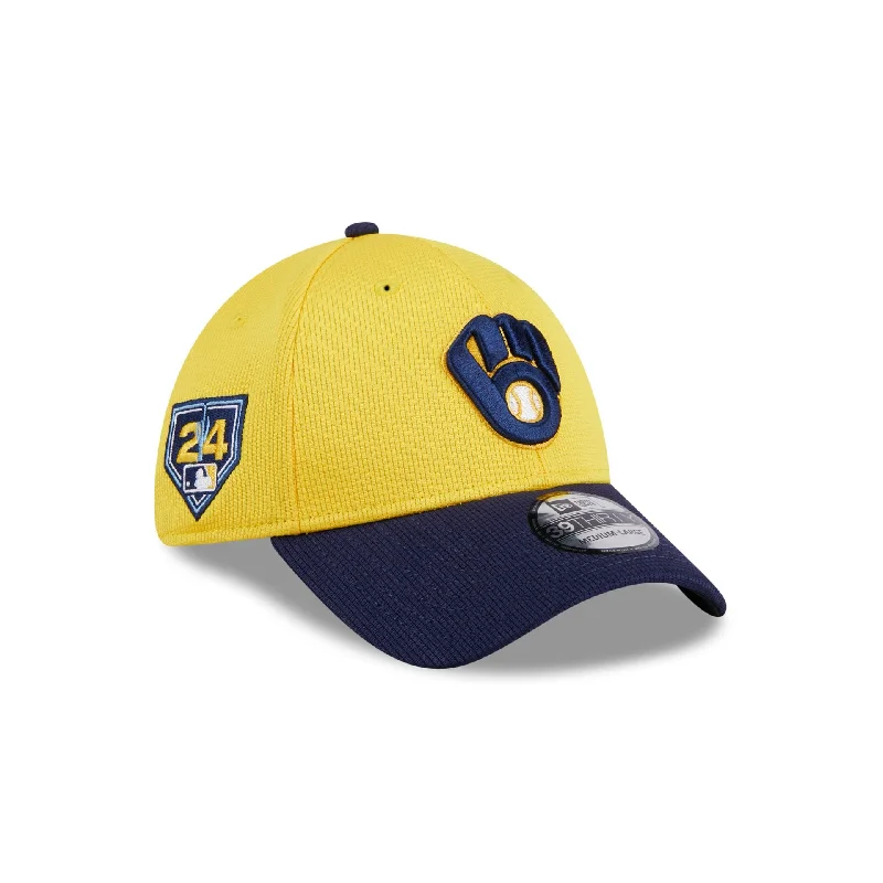 Milwaukee Brewers 2024 Spring Training 39THIRTY Stretch Fit Hat