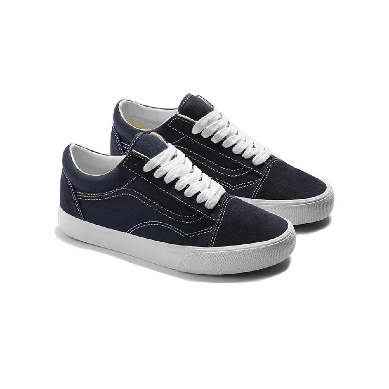 Comfortable casual shoes for men with cushioned soles-Old Skool Oversized Lace Parisian Night Blue