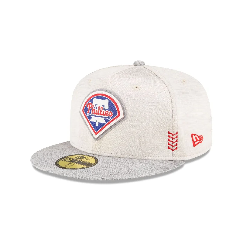 Philadelphia Phillies 2024 Clubhouse Stone 59FIFTY Fitted Hat