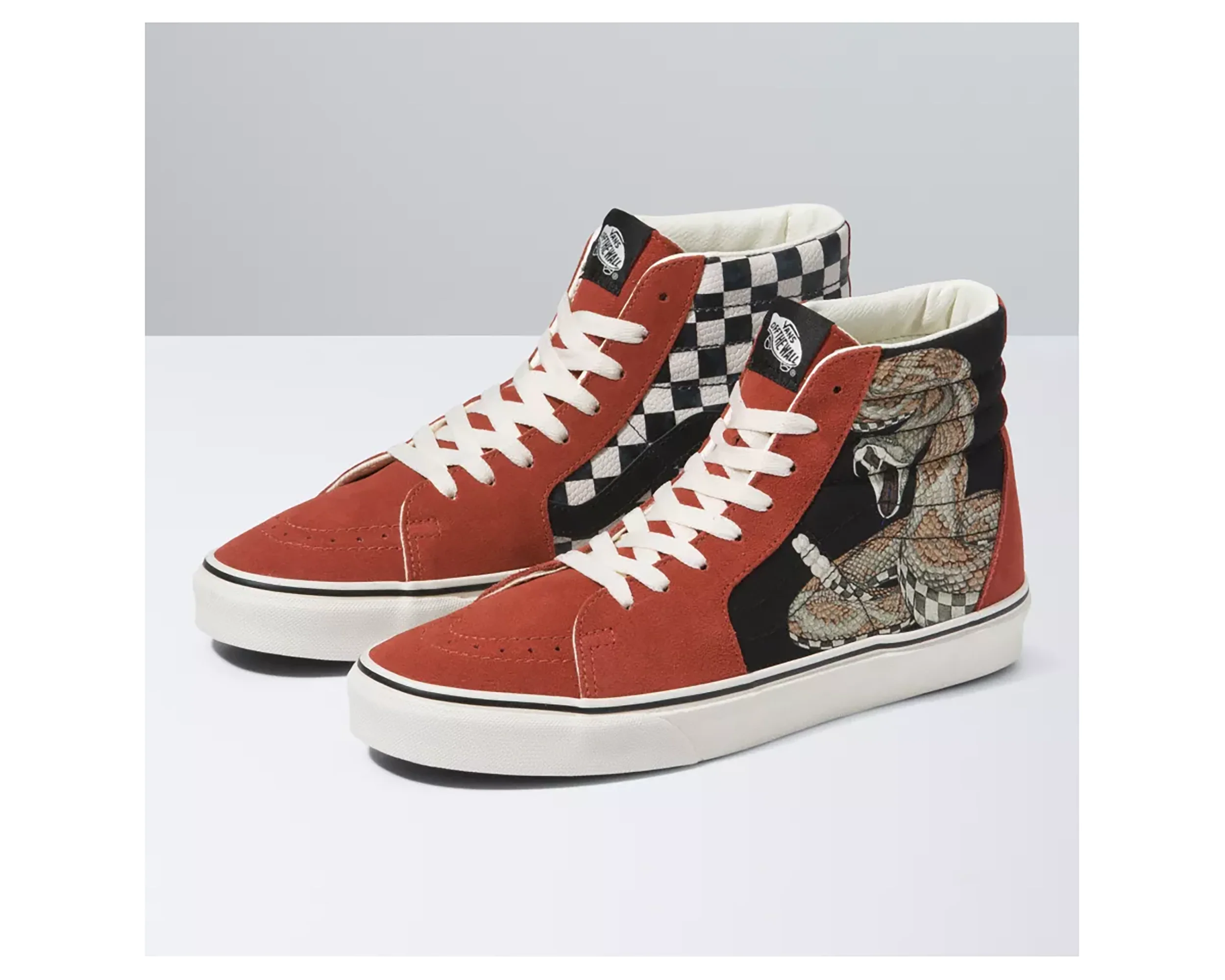 Men durable casual shoes for daily use-Sk8-Hi Snake/Chili Oil