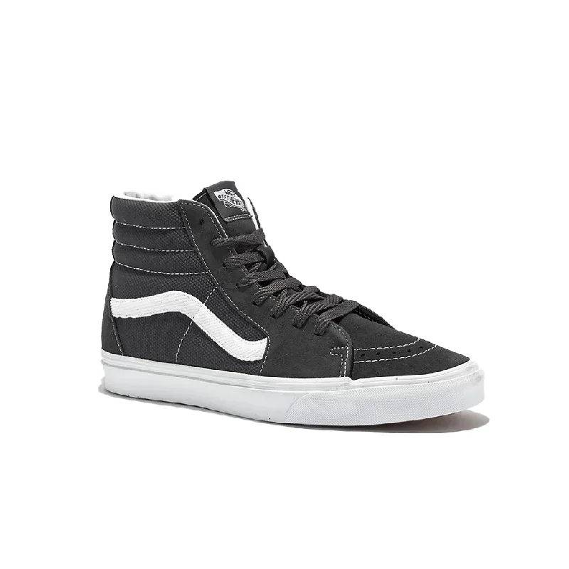 Men everyday wear sneakers-Sk8 Hi Textured Asphalt / True White