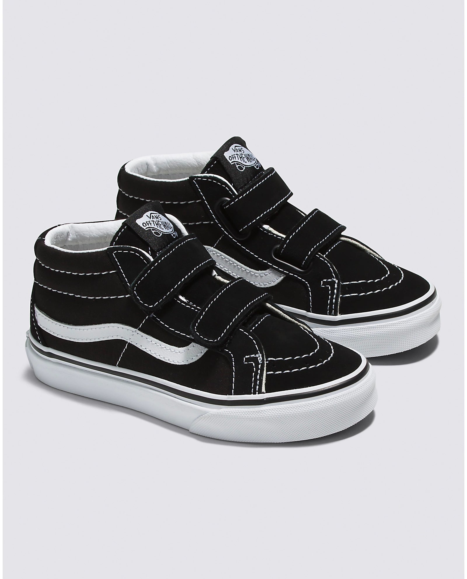 Men easy-to-wear slip-on shoes-Sk8-Mid Kids Reissue V Black