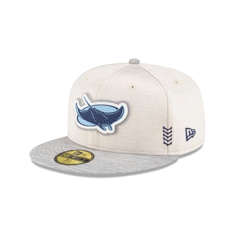 Tampa Bay Rays 2024 Clubhouse Stone 59FIFTY Fitted Hat