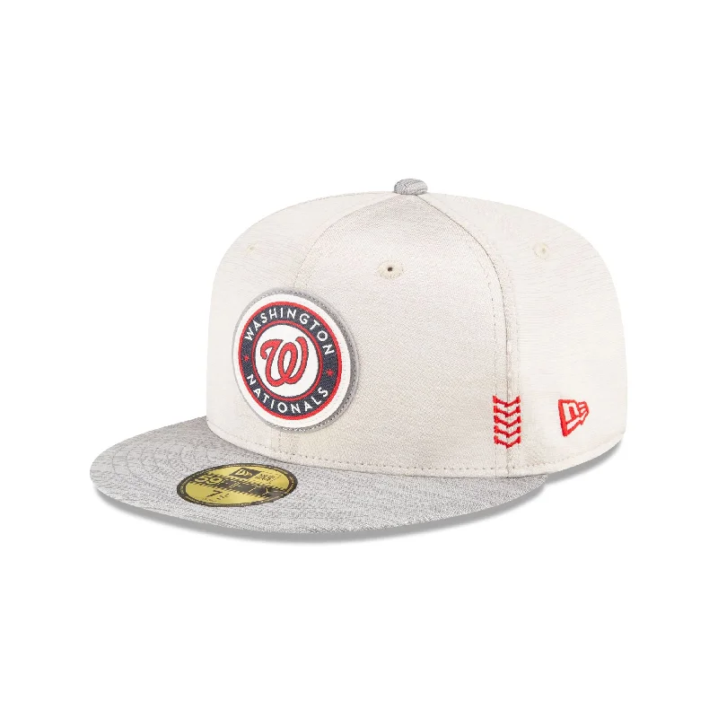 Washington Nationals 2024 Clubhouse Stone 59FIFTY Fitted Hat