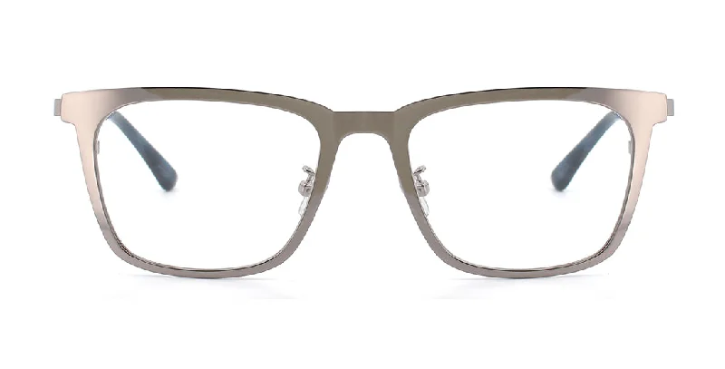 Lightweight Metal Rectangular Glasses MT-36310