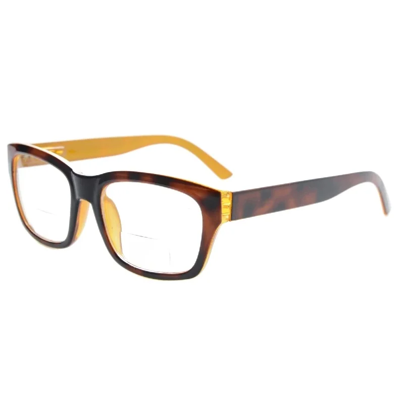 Tortoise Temples Bifocal Reading Glasses BR045