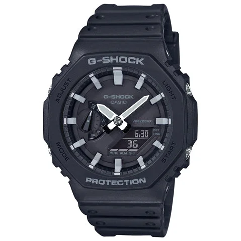 Casio Analog-Digital Black Dial Men's Watch-GA-2100-1ADR (G986)