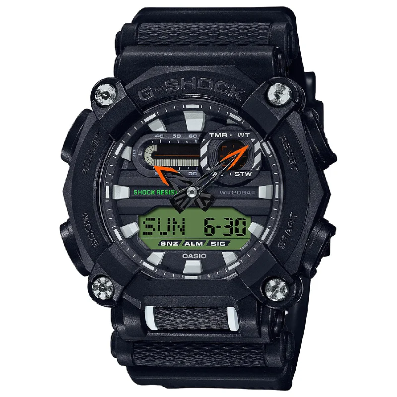 Casio G Shock Analog-Digital Black Dial Men's Watch - GA-900E-1A3DR (G1050)