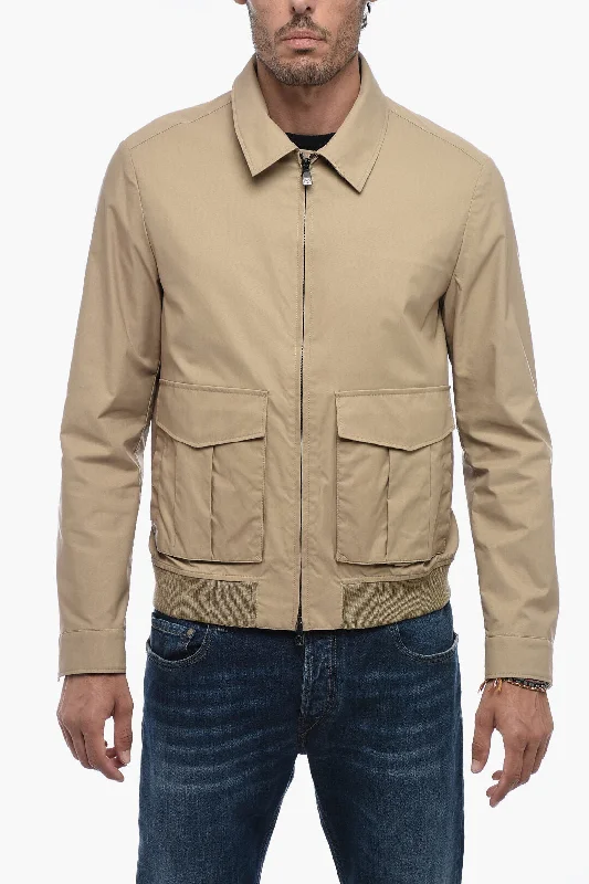 Corneliani Zipped Overshirt with Flap Pockets