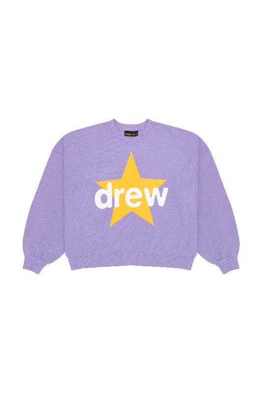 infinite value boxy crewneck - lavender