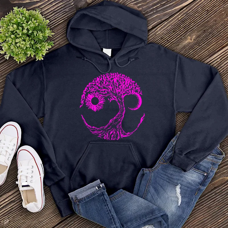 Neon Celestial Tree Hoodie