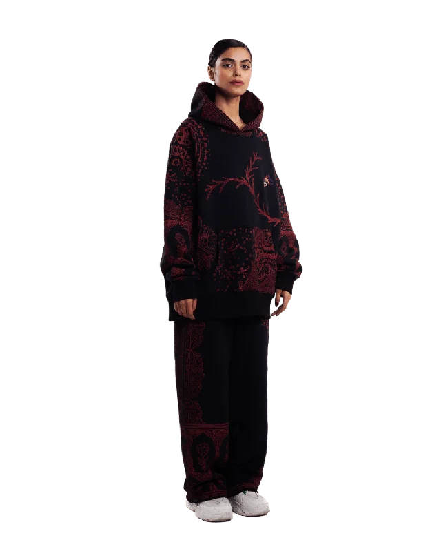 "RANGOLI" HAND BLOCK PRINTED HOODIE