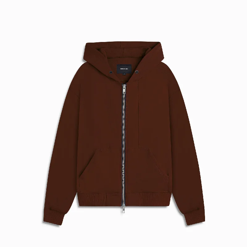 surplus zip hoodie / brown