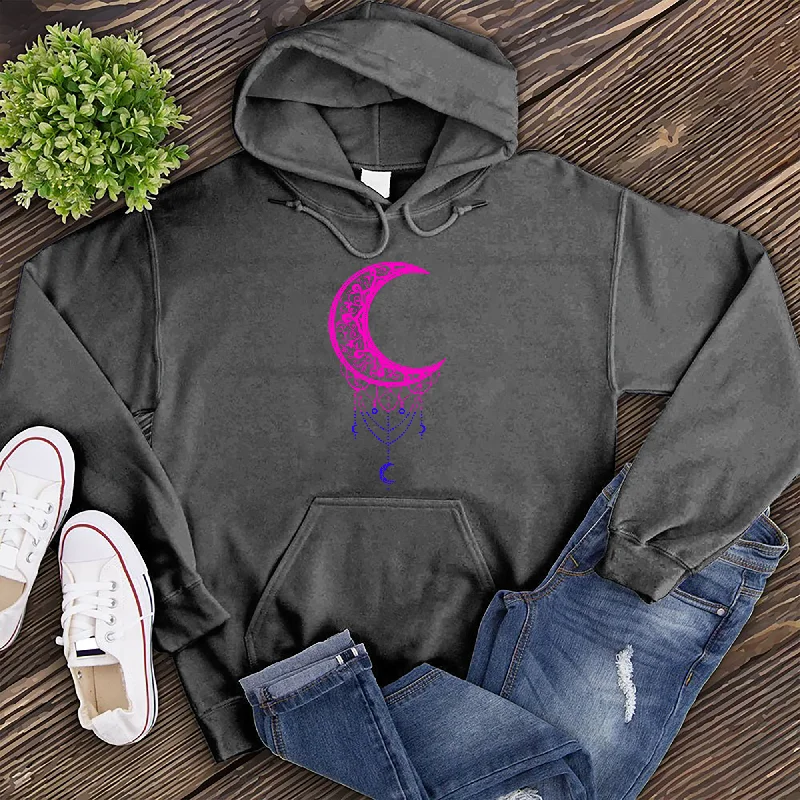 Trippy Moon Mandala Hoodie