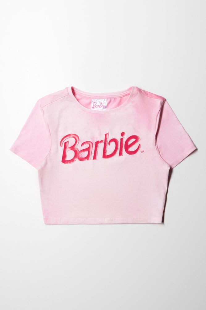 Barbie Crop T-Shirt Pink