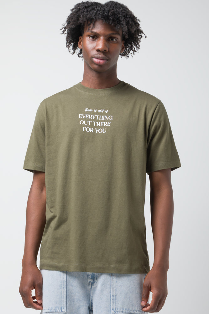 Letters T-Shirt Green