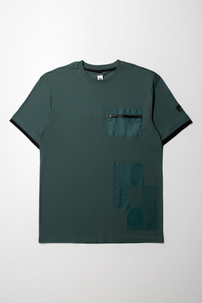 Ss Styled T-Shirt Pocket Sage