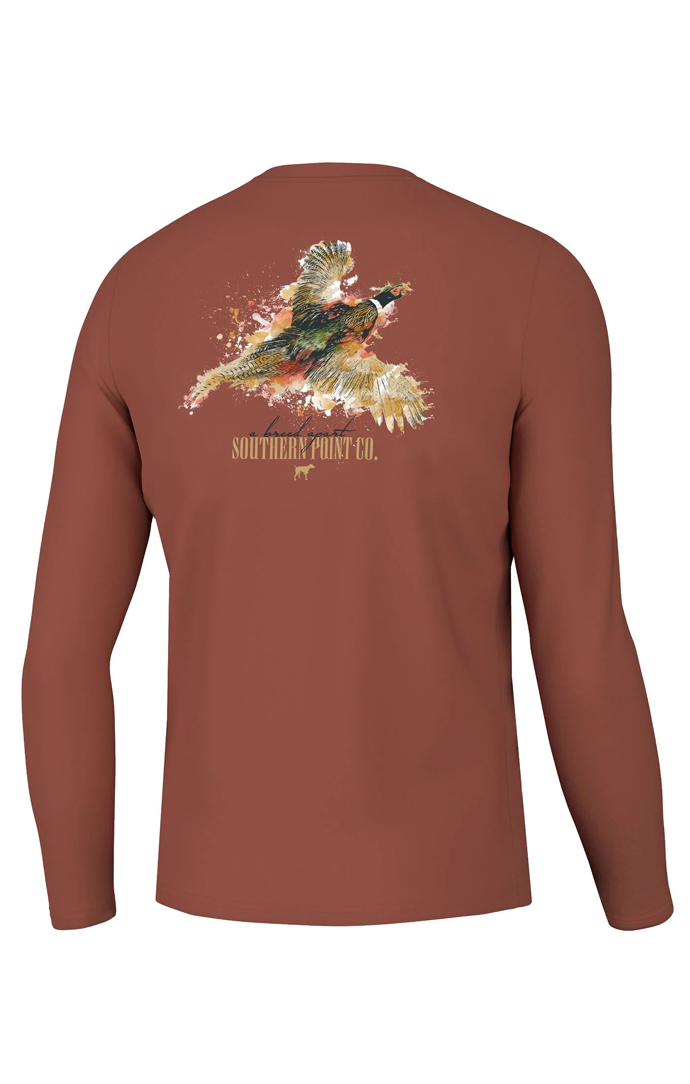 Southern Point Youth Splatter Series Pheasant Long Sleeve Tee