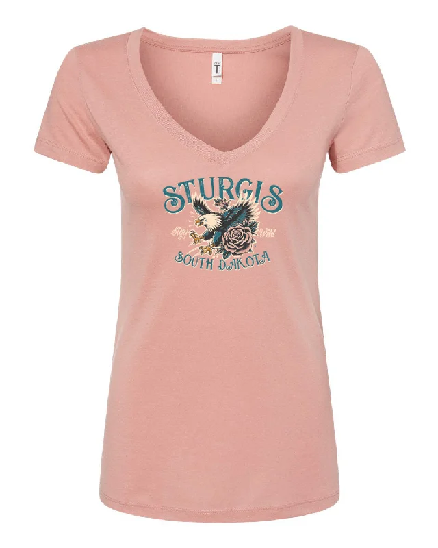 Ladies Stay Wild V-Neck