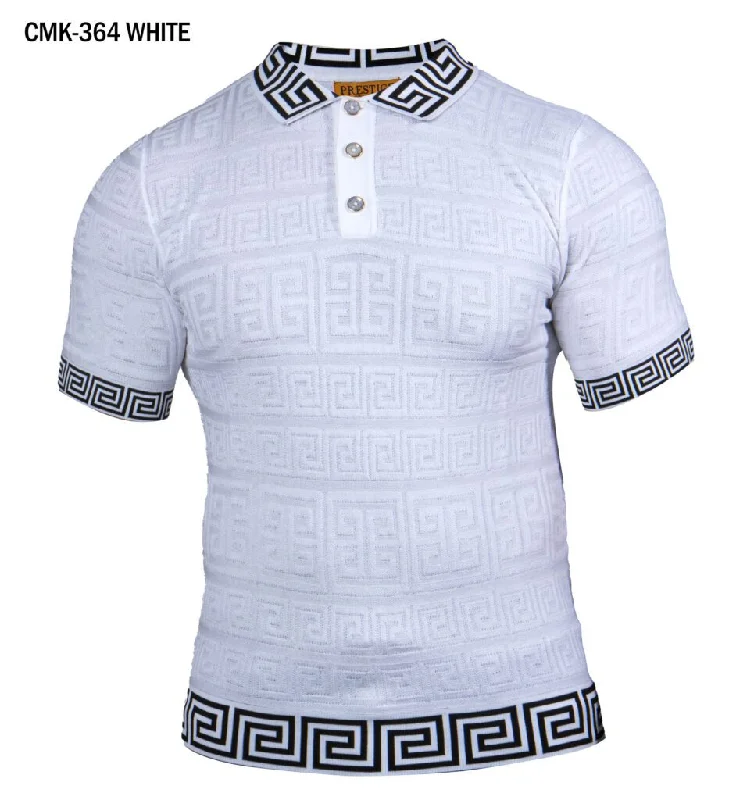 Prestige CMK-364 Short Sleeve Polo Shirt - White