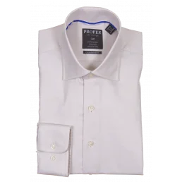 Proper Contemporary Fit Regular Cuff Pure Cotton Wrinkle Free Shirt - P205ET0R - Tan