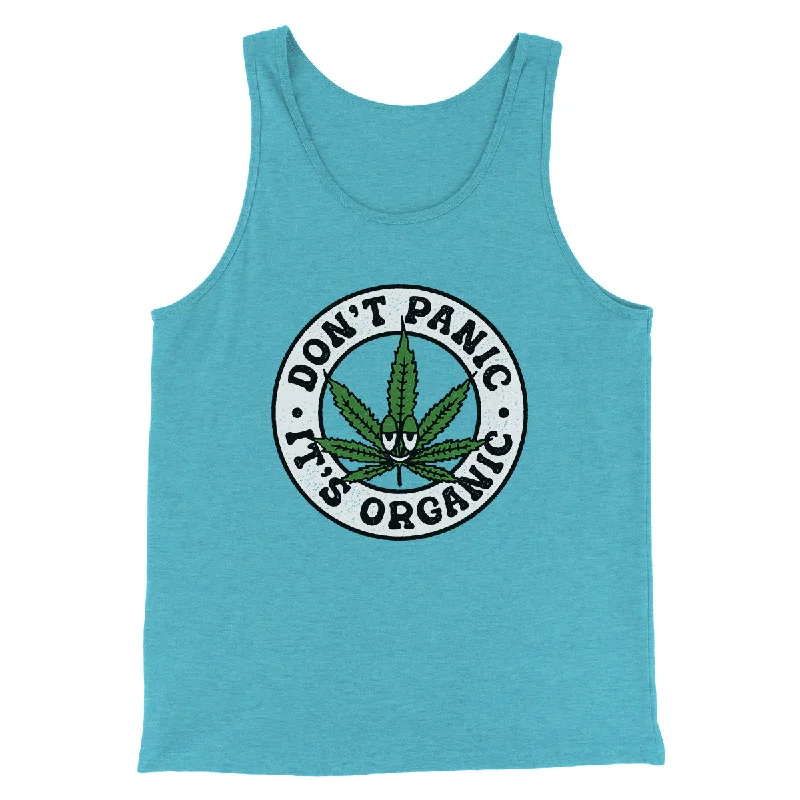 Don't Panic It's Organic Men/Unisex Tank Top