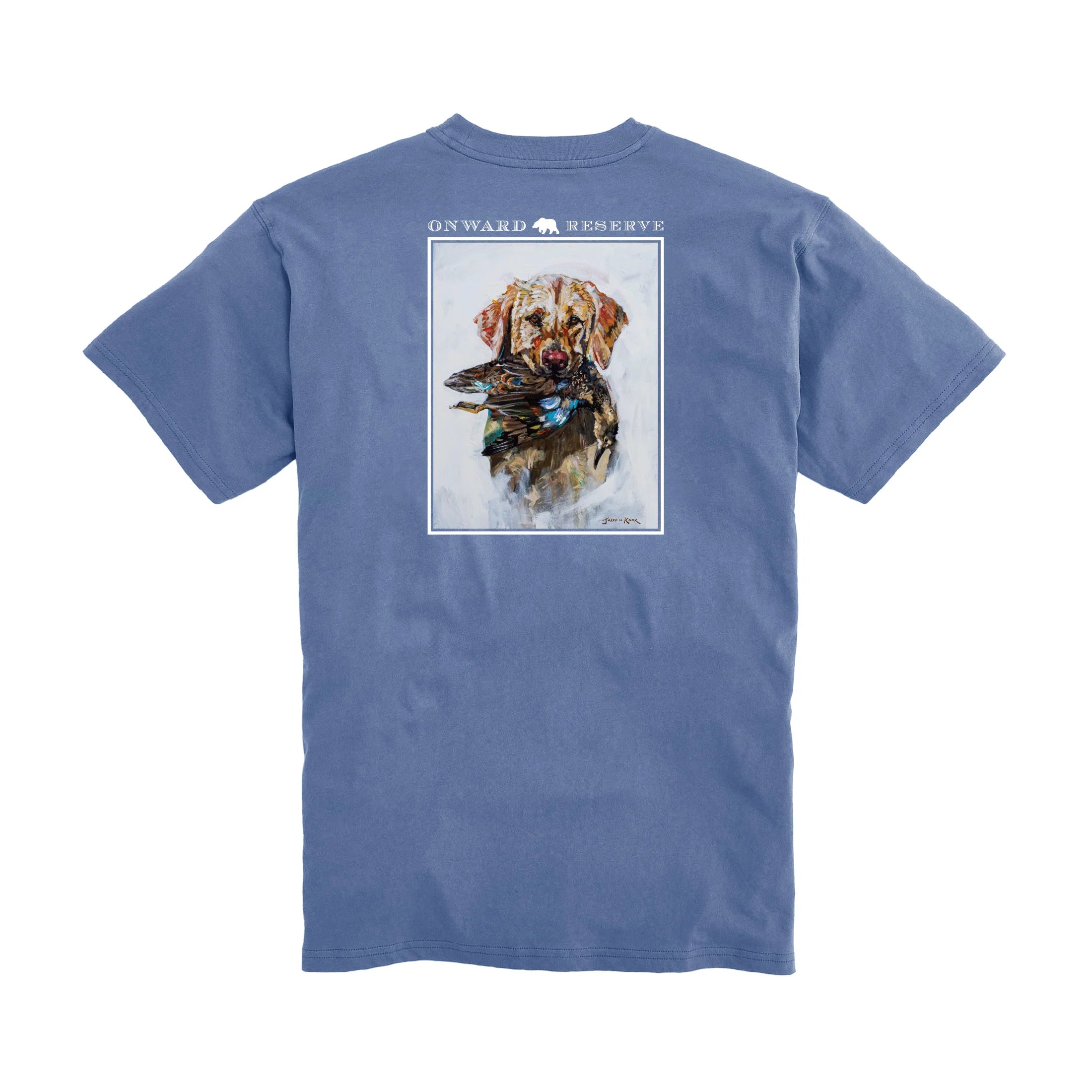 Onward Reserve Duck Dog Short Sleeve Tee - Washed Blue