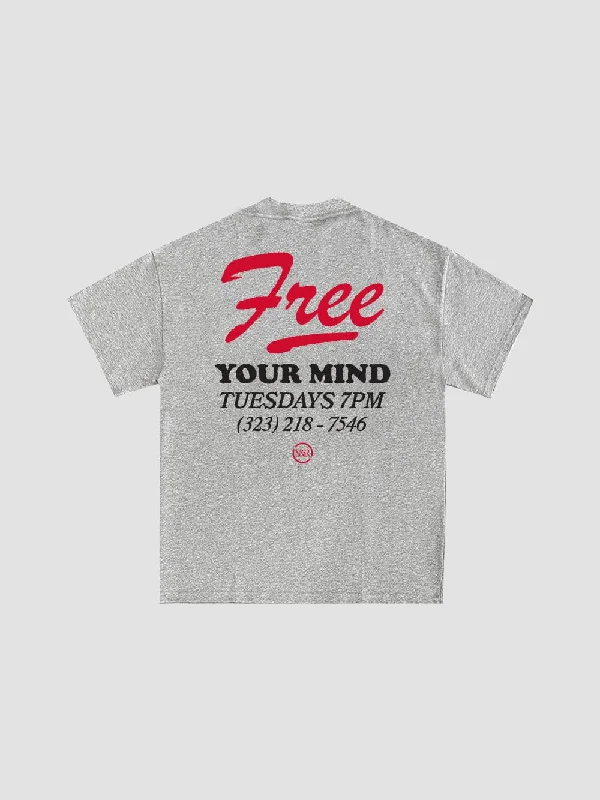 Free Your Mind Tee - Sport Grey