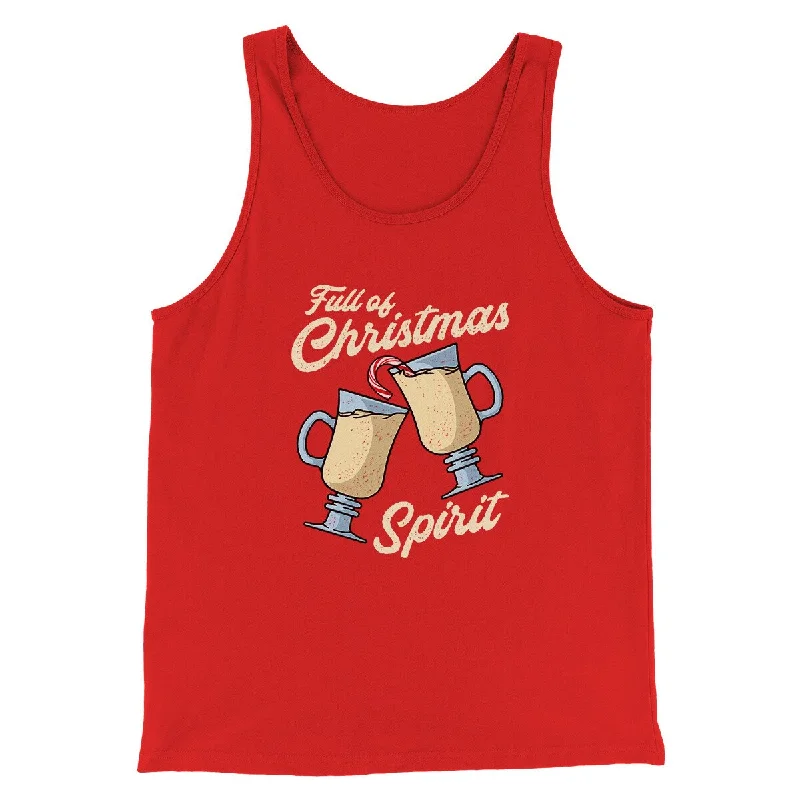 Full Of Christmas Spirit Men/Unisex Tank Top