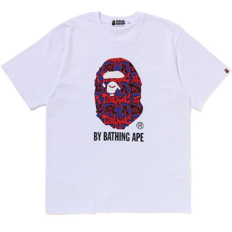 Graffiti Pattern By Bathing Ape Tee Mens