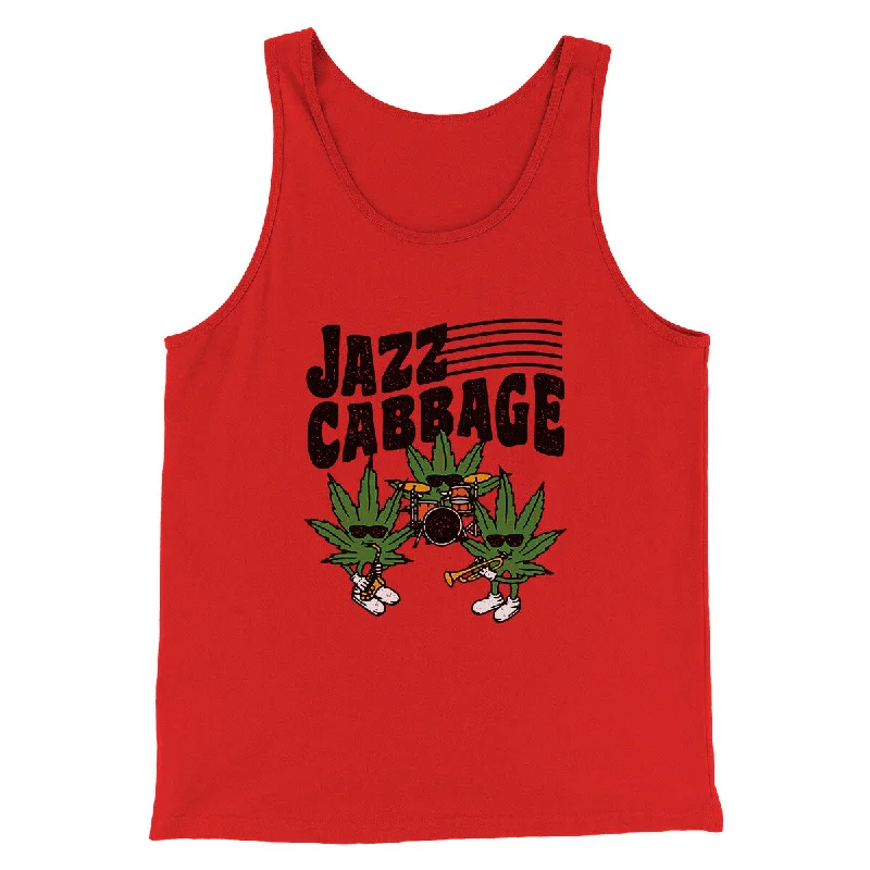 Jazz Cabbage Funny Men/Unisex Tank Top