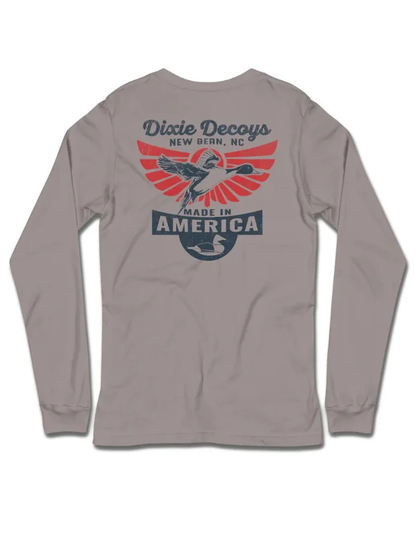 Made in America Long Sleeve Tee by Dixie Decoys