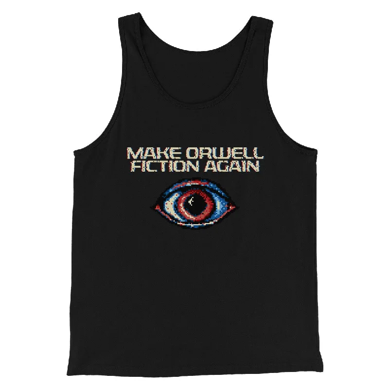 Make Orwell Fiction Again Men/Unisex Tank Top