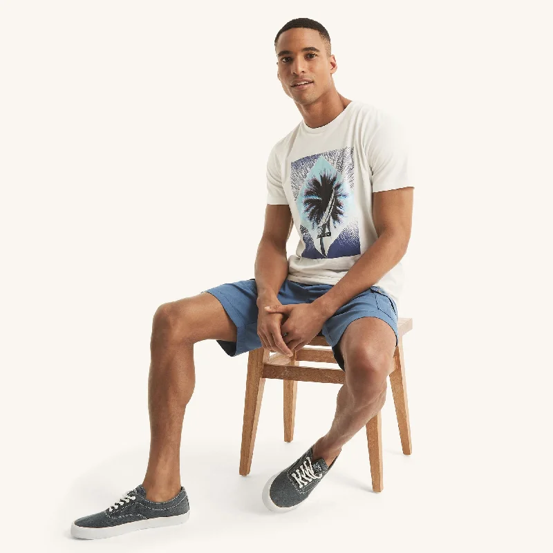 Nautica Mens Palm Trees Graphic T-Shirt