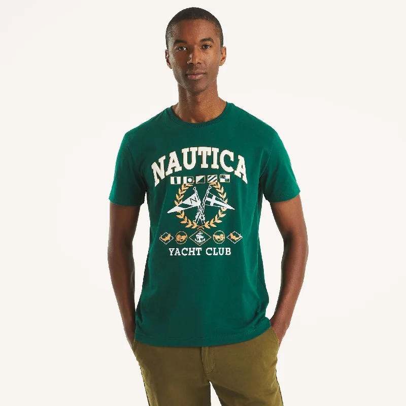 Nautica Mens Yacht Club Graphic T-Shirt