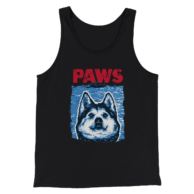 PAWS Dog Funny Movie Men/Unisex Tank Top