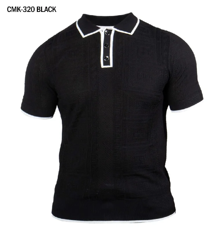 Prestige CMK-320 Short Sleeve Polo Shirt - Black