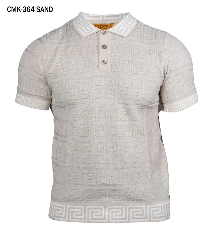 Prestige CMK-364 Short Sleeve Polo Shirt - Sand