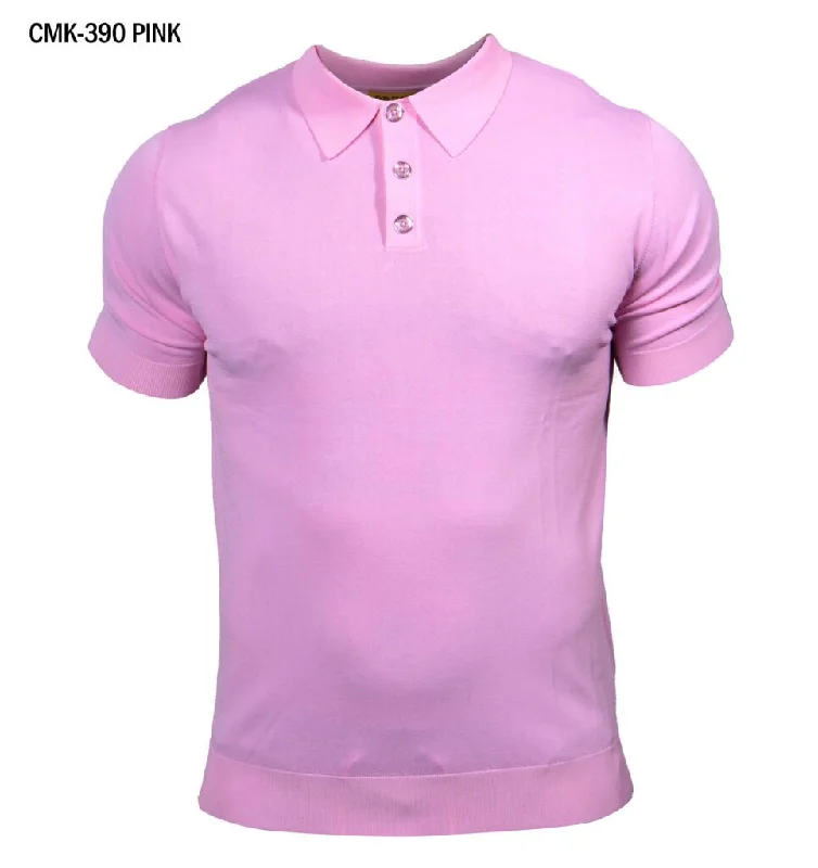 Prestige CMK-390 Solid Luxury Knit Cool Dry Technology Shirt - Pink