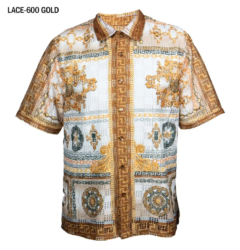 Prestige LACE-600 Short Sleeve Shirt - Gold